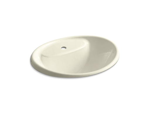 Tides® drop-in sink with single faucet hole, Cane Sugar