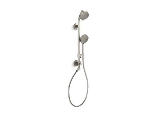 HydroRail-S™ shower column kit with Awaken®, 2.0 gpm, Vibrant Brushed Nickel