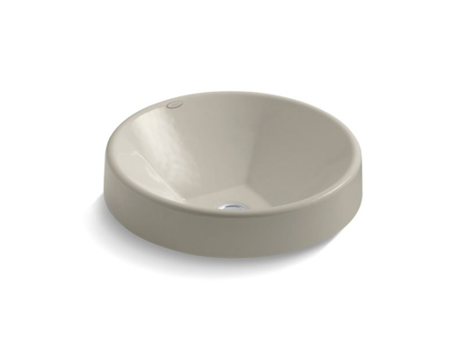 Inscribe® Wading Pool® 16.5" round bathroom sink, Sandbar