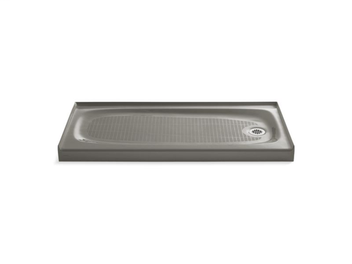Salient® 60" x 30" single threshold right-hand drain shower base, Cashmere