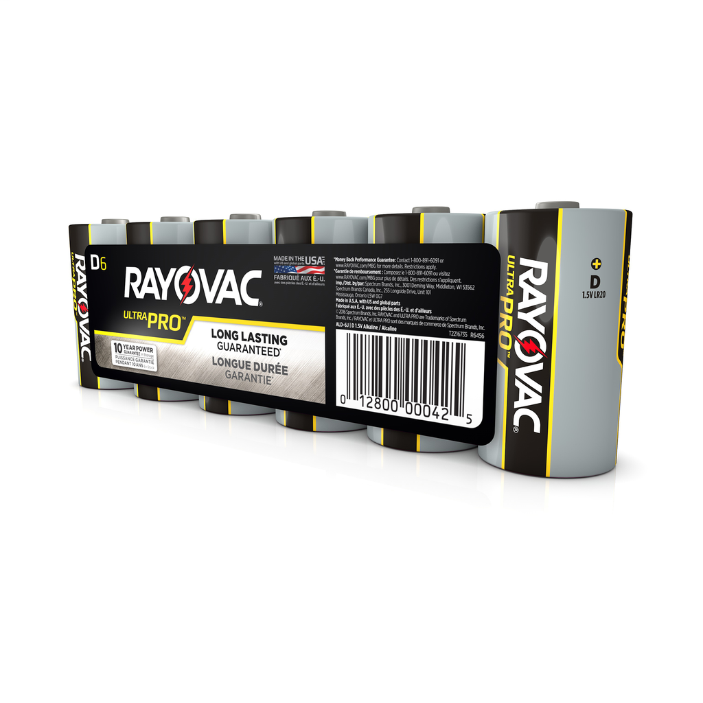 RAY-O-VAC AL-D-6J SIZE-D ALKALINE INDUSTRIAL BATTERY RAY-O-VAC AL-D-6J SIZE-D ALKALINE INDUSTRIAL BATTERY
