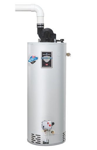 TTW® 75 Gallon High Input Residential Gas (Natural) Power Vent Water Heater, 6-Year Tank Warranty, 76000 BTU/Hr