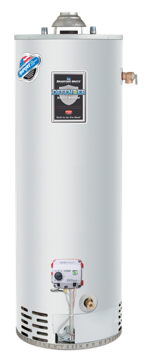 Defender Safety System®, 50 Gallon Tall Residential Gas (Liquid Propane) Atmospheric Vent Water Heater, 6-Year Tank Warranty, 34000 BTU/Hr