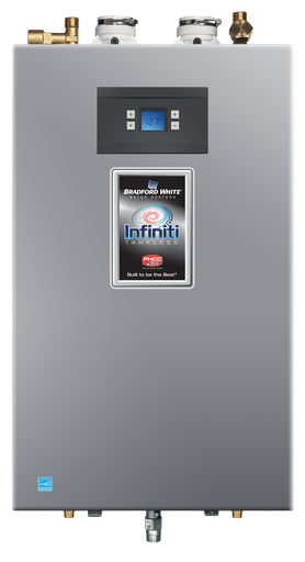 ENERGY STAR Certified Ultra Low NOx Infiniti ® K-Series Tankless Gas (Natural, Field Convertible to LP) Indoor Condensing Residential Water Heater, 199000 BTU/Hr, 120 Volts