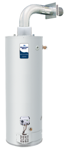 Defender Safety System®, 40 Gallon Residential Gas (Natural) Direct Vent Water Heater with Flexible Vent Kit, 6-Year Tank Warranty, 38000 BTU/Hr