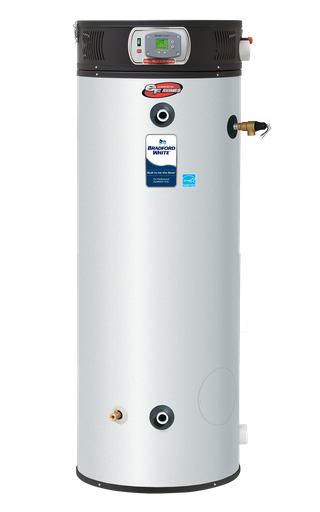 ENERGY STAR Certified High Efficiency Condensing Ultra Low NOx eF Series® 100 Gallon Commercial Gas (Natural) Water Heater, 3-Year Tank Warranty, 199999 BTU/Hr