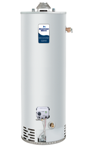 Defender Safety System®, 50 Gallon Tall Residential Gas (Liquid Propane) Atmospheric Vent Water Heater, 6-Year Tank Warranty, 36000 BTU/Hr