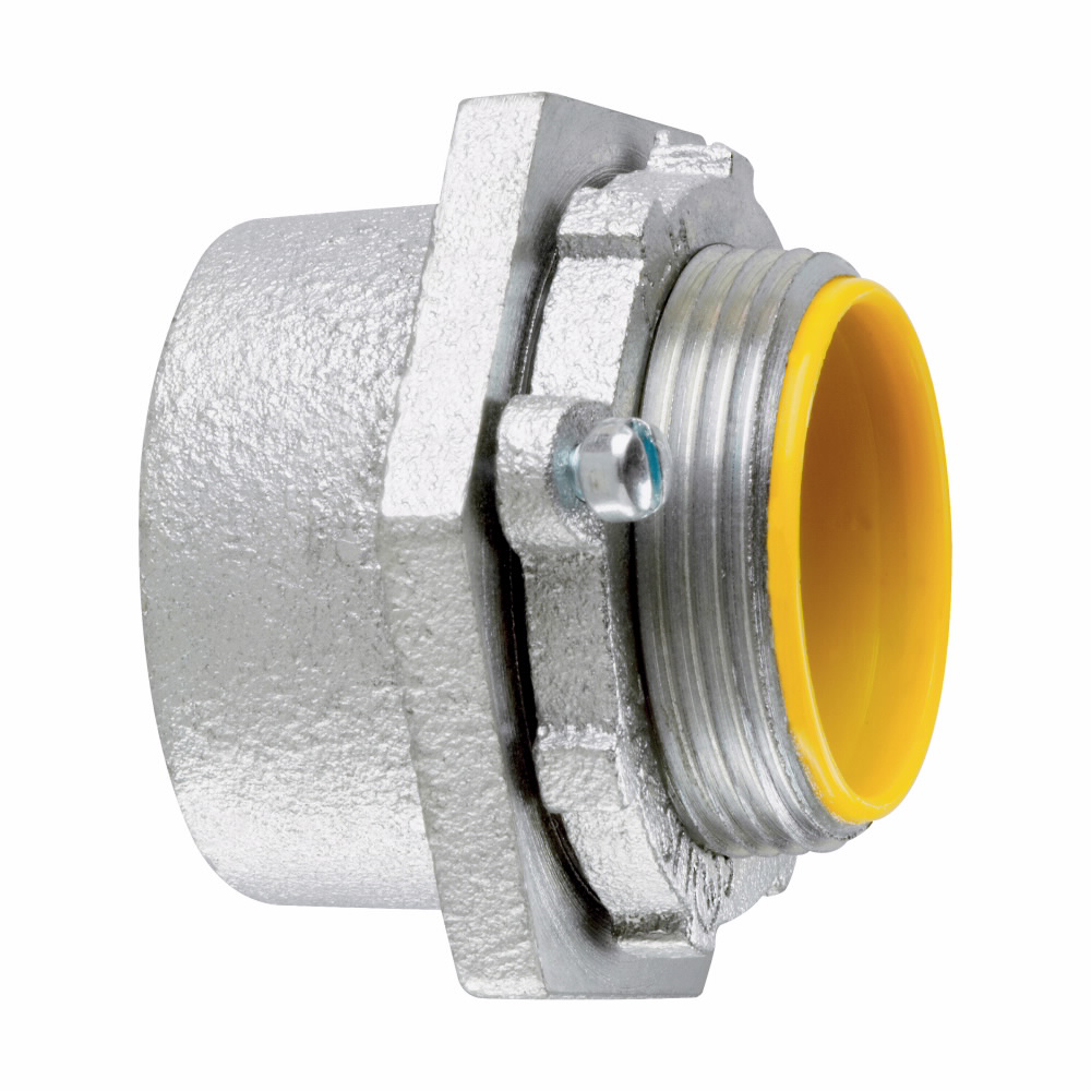 Crouse-Hinds Series MHUB6 HDG 2 Inch Hot Dip Galvanized Malleable Iron Conduit Hub Crouse-Hinds Series MHUB6 HDG 2 Inch Hot Dip Galvanized Malleable Iron Conduit Hub