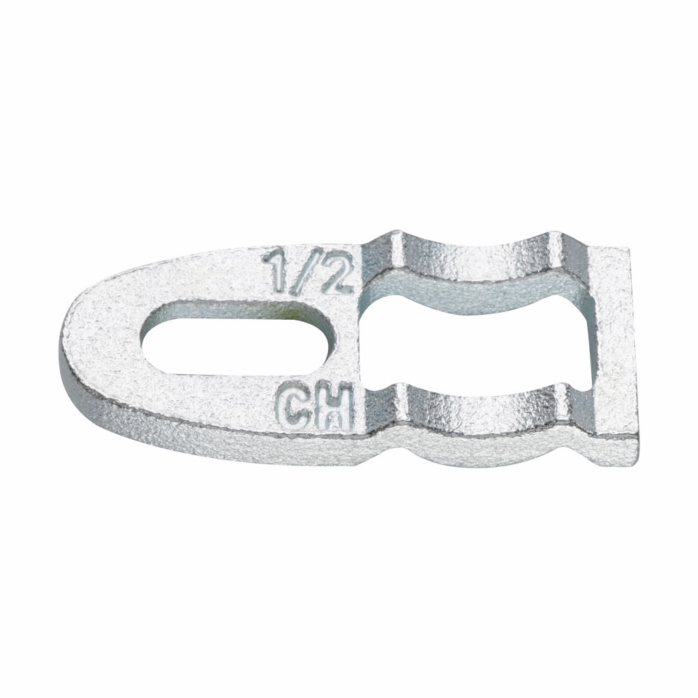 Crouse-Hinds Series CB3 HDG 1 Inch Hot Dip Galvanized Iron Conduit Clamp Back/Spacer Crouse-Hinds Series CB3 HDG 1 Inch Hot Dip Galvanized Iron Conduit Clamp Back/Spacer