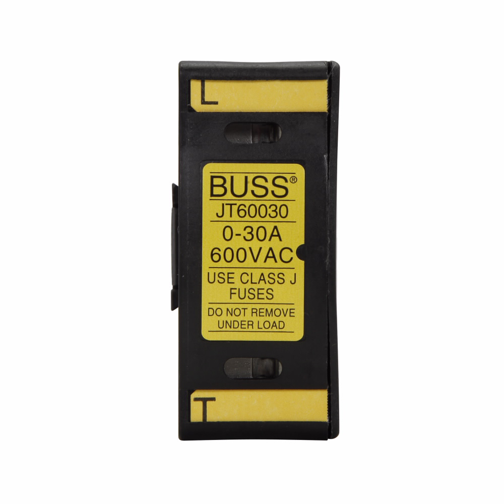 Bussmann JT60060 600vAC/DC 60amp FingerSafe Fuse Holder, Non