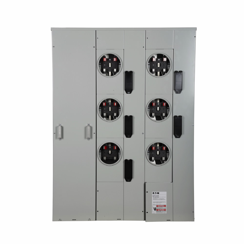 Eaton Electrical 1MP6206R 120/240 VAC 600 Amp 1Phase 3Wire 6Socket