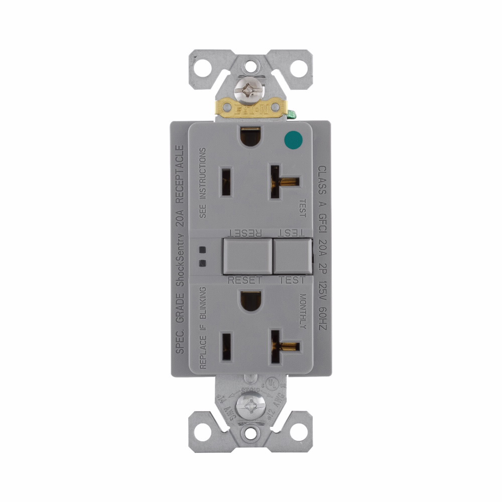 EWD SGFH20GY GFCI HG ST Duplex 20A EWD SGFH20GY GFCI HG ST Duplex 20A