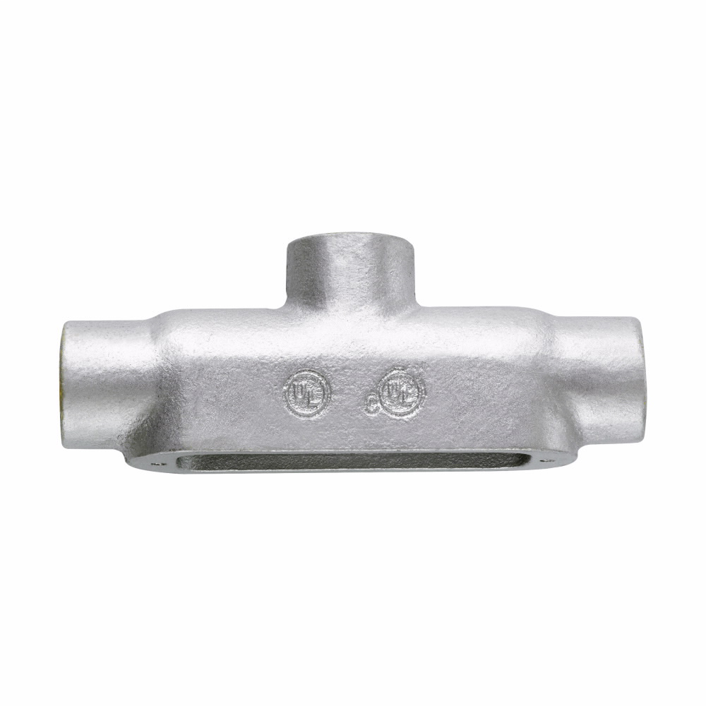Crouse-Hinds Series TB50M 1/2 Inch Malleable Iron Form5 Type TB Threaded Rigid Conduit Body Crouse-Hinds Series TB50M 1/2 Inch Malleable Iron Form5 Type TB Threaded Rigid Conduit Body