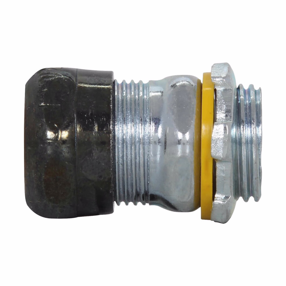 Crouse-Hinds Series 659RT 4 Inch Steel Non-Insulated Raintight Compression Straight EMT Connector Crouse-Hinds Series 659RT 4 Inch Steel Non-Insulated Raintight Compression Straight EMT Connector