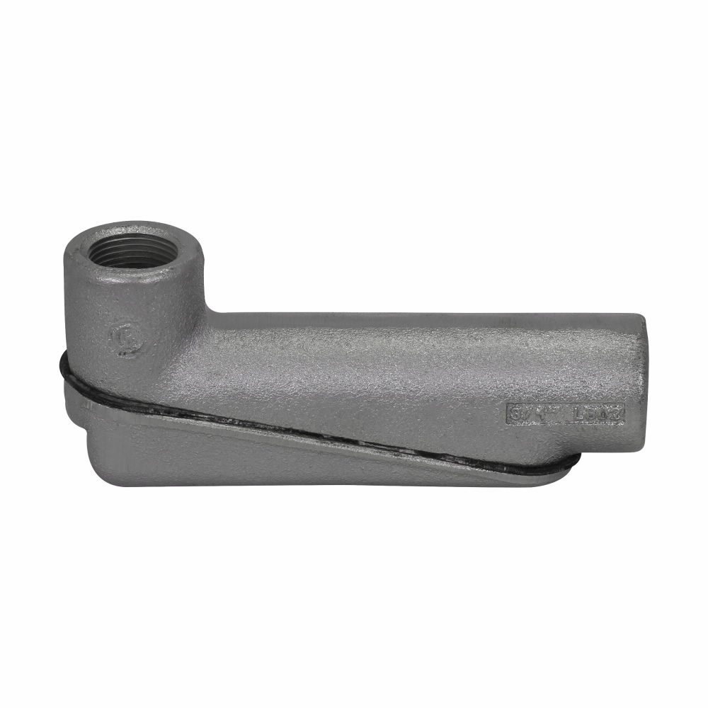 Eaton Crouse-Hinds series Condulet LBD mogul conduit body, Feraloy iron alloy, 3/4"