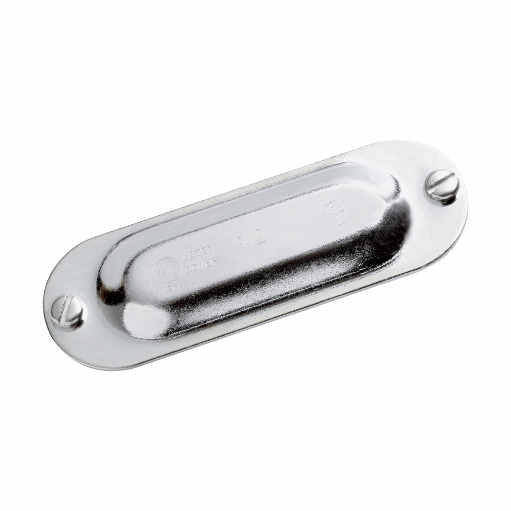 Crouse-Hinds K350S 3-1/2 and 4" Sheet Steel Form5 Conduit Body Cover Crouse-Hinds K350S 3-1/2 and 4" Sheet Steel Form5 Conduit Body Cover