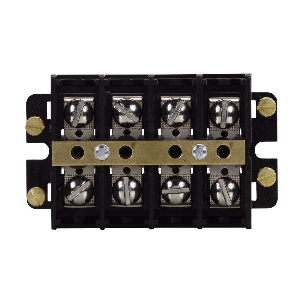 Product image for BUSS KUXSC8 TERM BLOCK BLACK NOR