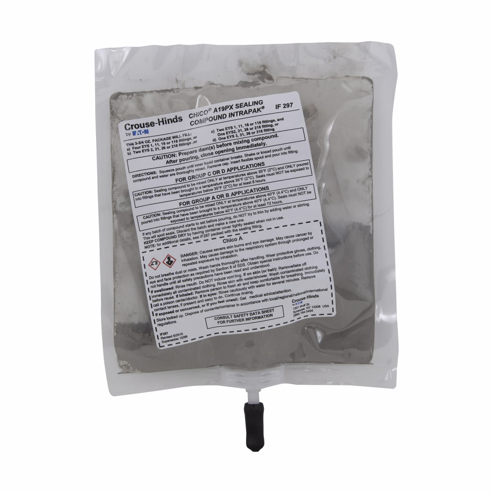 Crouse-Hinds Series CHICO A19 PX 5 In Conduit Sealing Compound Crouse-Hinds Series CHICO A19 PX 5 In Conduit Sealing Compound