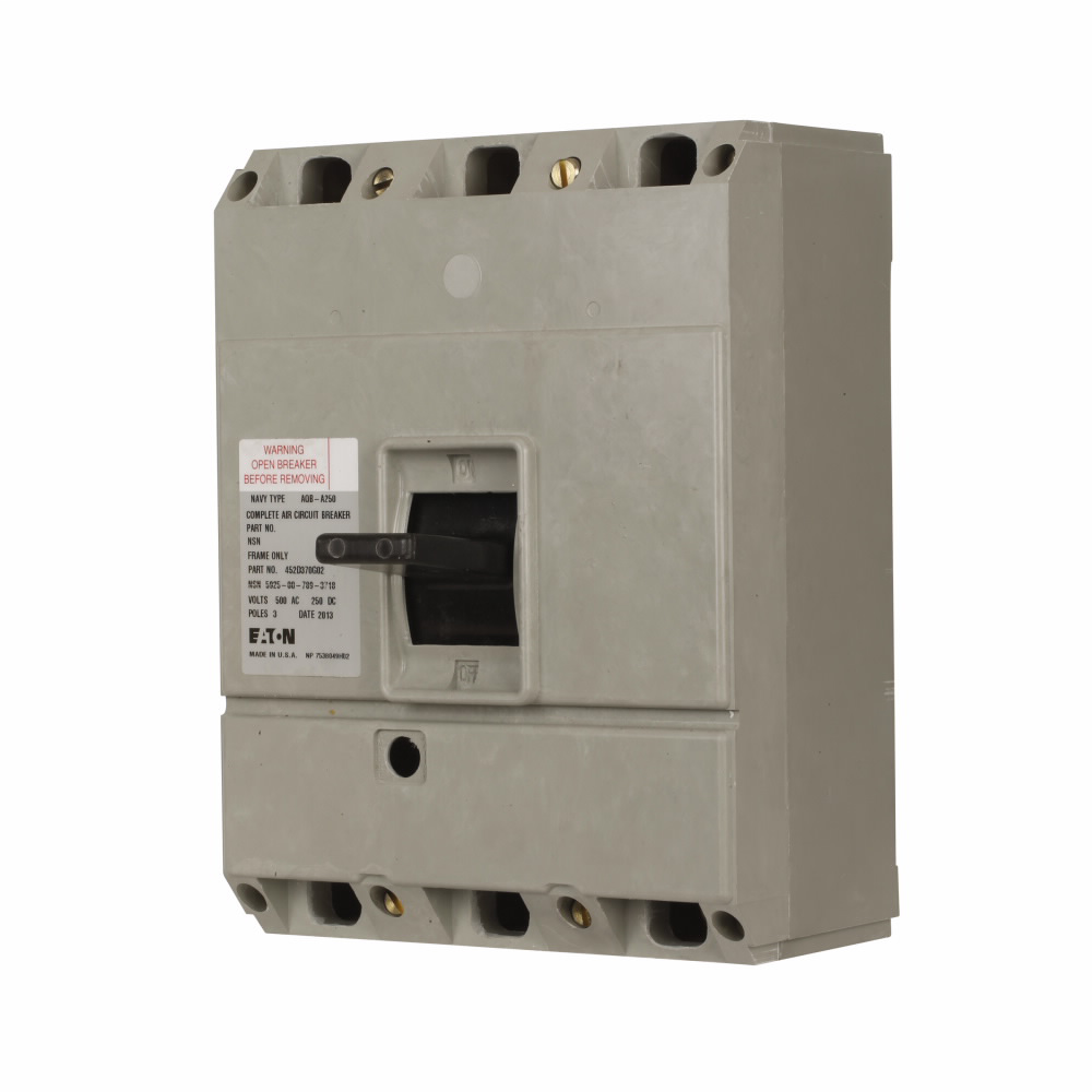 Product image for ETN 452D370G02 AQB-A250 3P FRAME ON