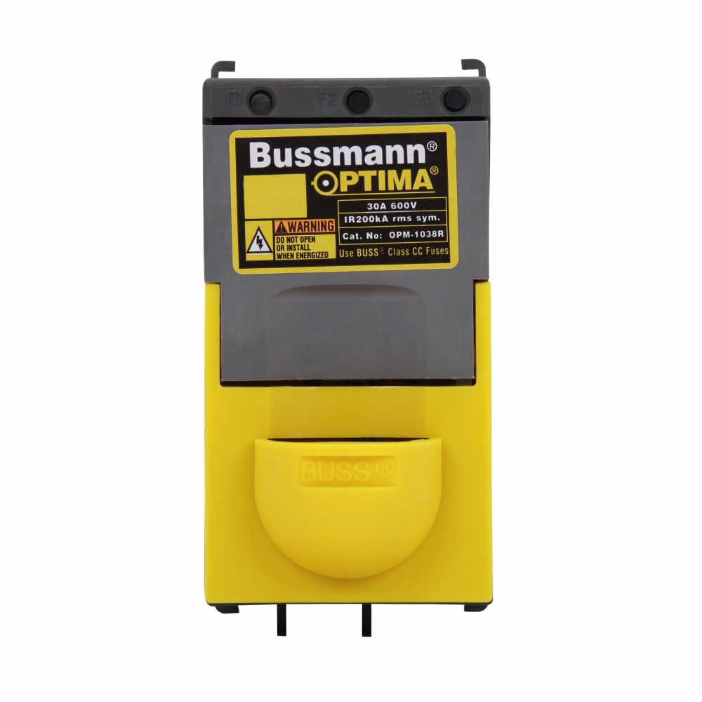 Bussmann Series OPM-1038RC 30 Amp 600 VAC/VDC Rejection Fuse Holder Bussmann Series OPM-1038RC 30 Amp 600 VAC/VDC Rejection Fuse Holder