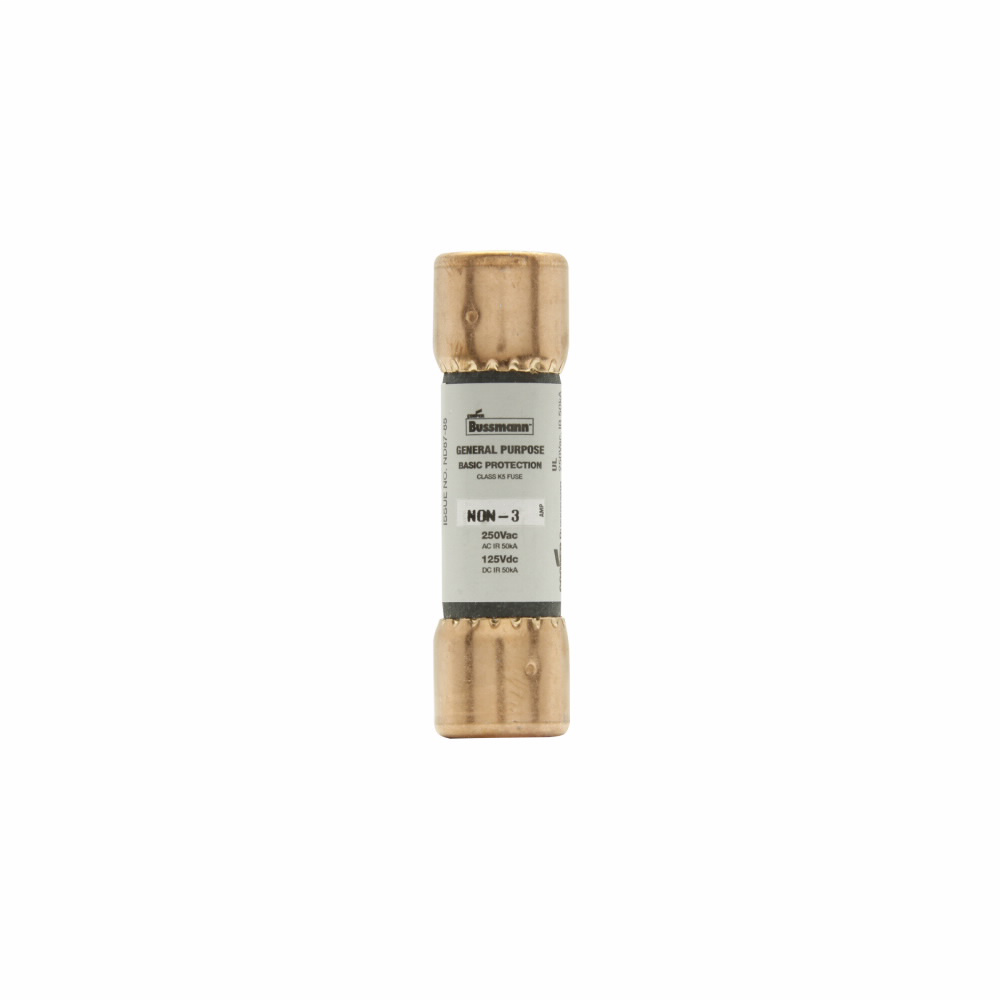 Bussmann Series NON-3 One Time Fuse Bussmann Series NON-3 One Time Fuse