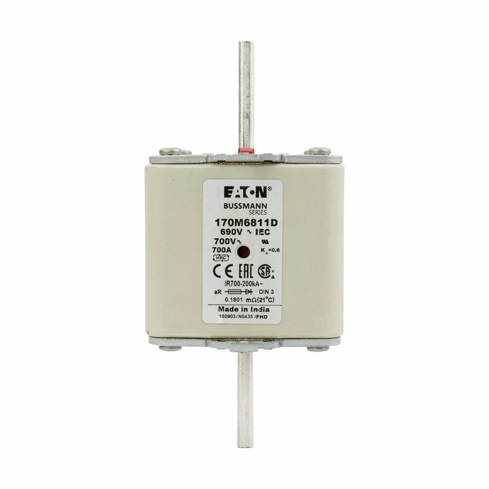 BUSS 170M6811D FUSE 700A 690V aR DI BUSS 170M6811D FUSE 700A 690V aR DI