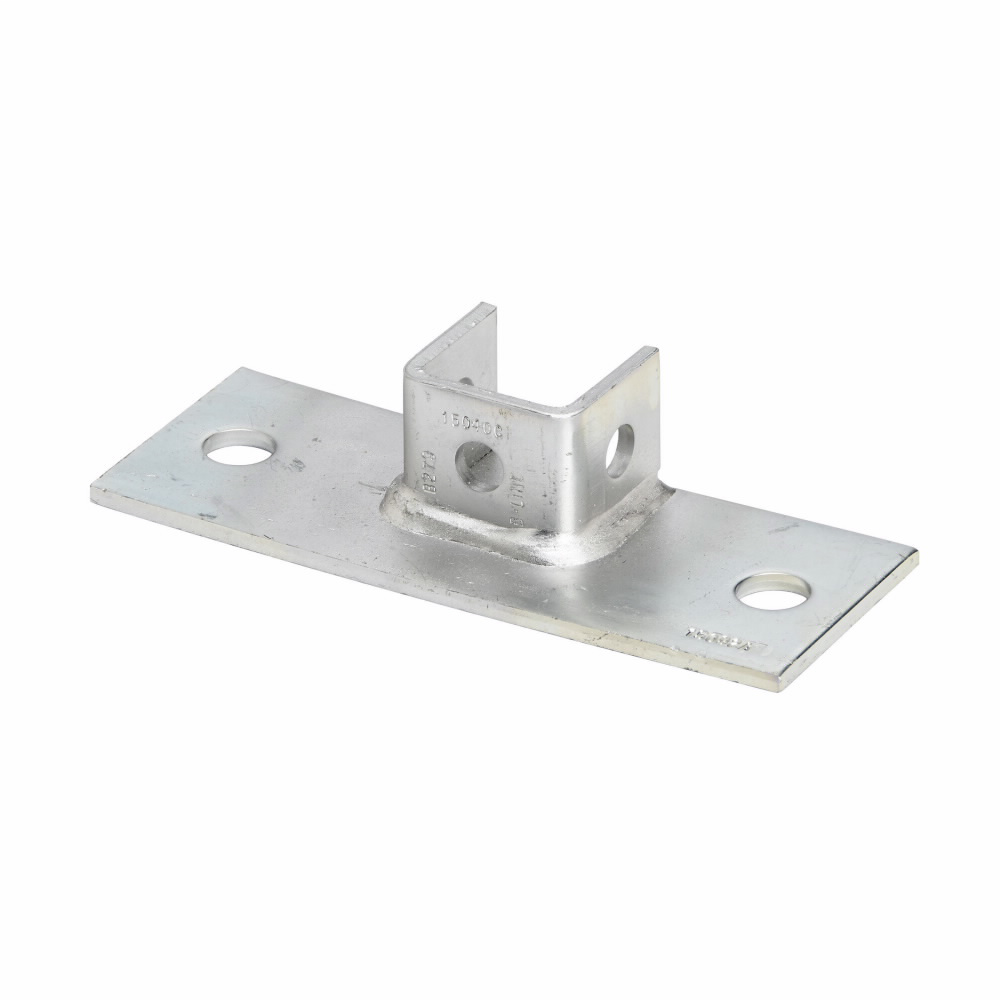 B-Line Series B279FLZN 8 x 3 x 1-5/8 Inch Zinc Plated Channel Post Base B-Line Series B279FLZN 8 x 3 x 1-5/8 Inch Zinc Plated Channel Post Base