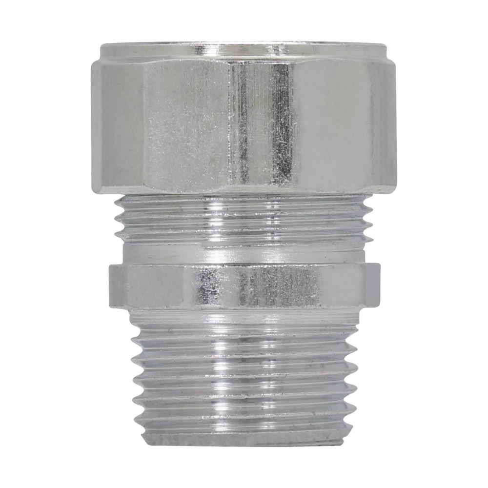 Crouse-Hinds Series CG125 1250 1-1/4 Inch Red Steel Color-Coded Straight Cord Grip Connector Crouse-Hinds Series CG125 1250 1-1/4 Inch Red Steel Color-Coded Straight Cord Grip Connector