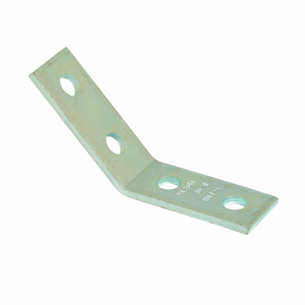 B-Line Series B248ZN 4-Hole Open Angle 45 Deg. Zinc Plated B-Line Series B248ZN 4-Hole Open Angle 45 Deg. Zinc Plated