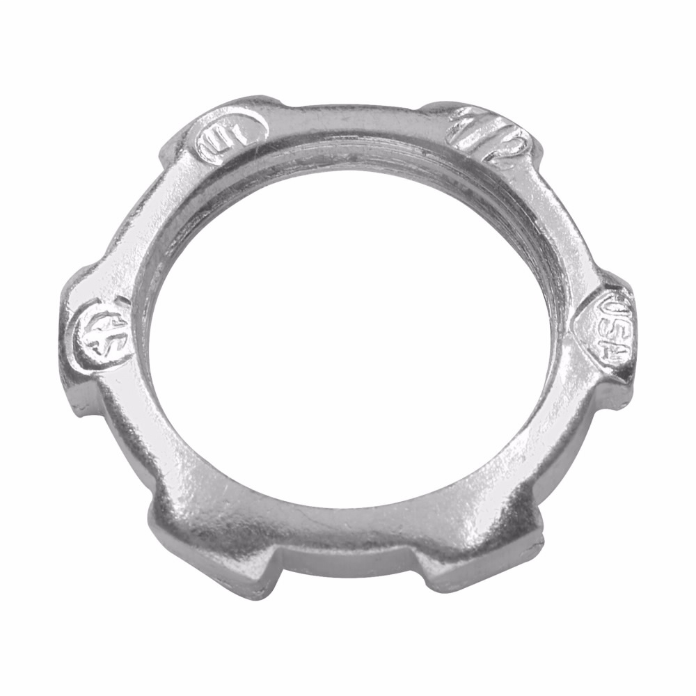 Crouse-Hinds Series 12-3/4 Inch Malleable Iron Rigid Conduit Locknut Crouse-Hinds Series 12-3/4 Inch Malleable Iron Rigid Conduit Locknut