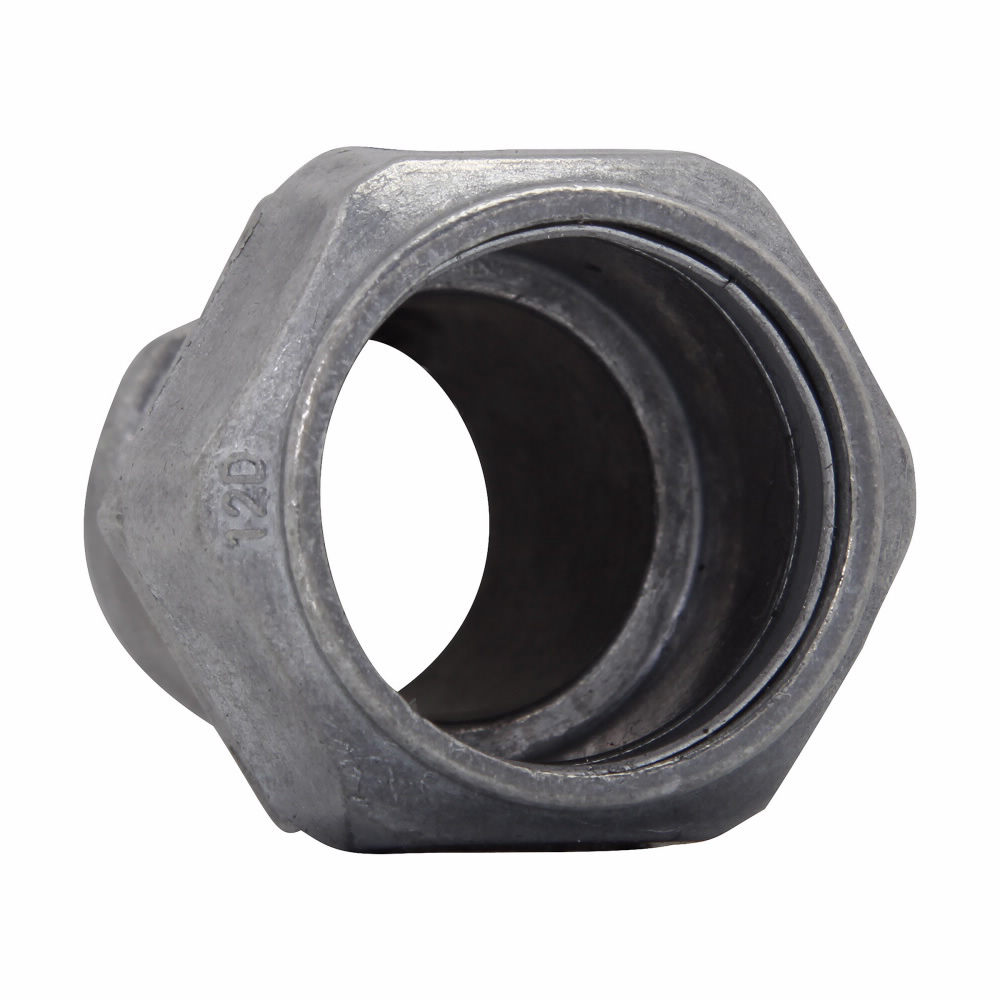 Product image for Crouse-Hinds Series FECC50DC 1/2 Inch Die-Cast Zinc Screw-In Compression EMT to FMC Combination Coupling