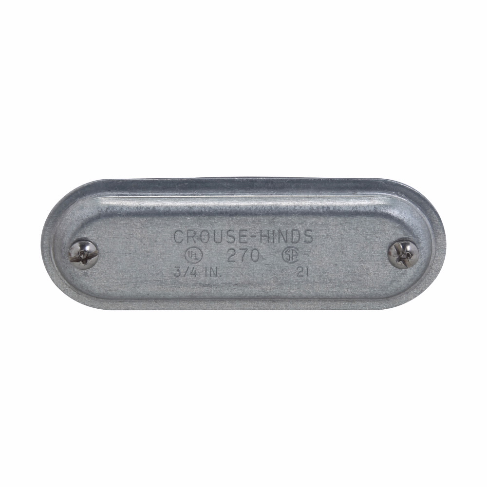 Crouse-Hinds Series 970 3-1/2 Inch Sheet Steel Form7 Wedge Nut Conduit Blank Cover Crouse-Hinds Series 970 3-1/2 Inch Sheet Steel Form7 Wedge Nut Conduit Blank Cover