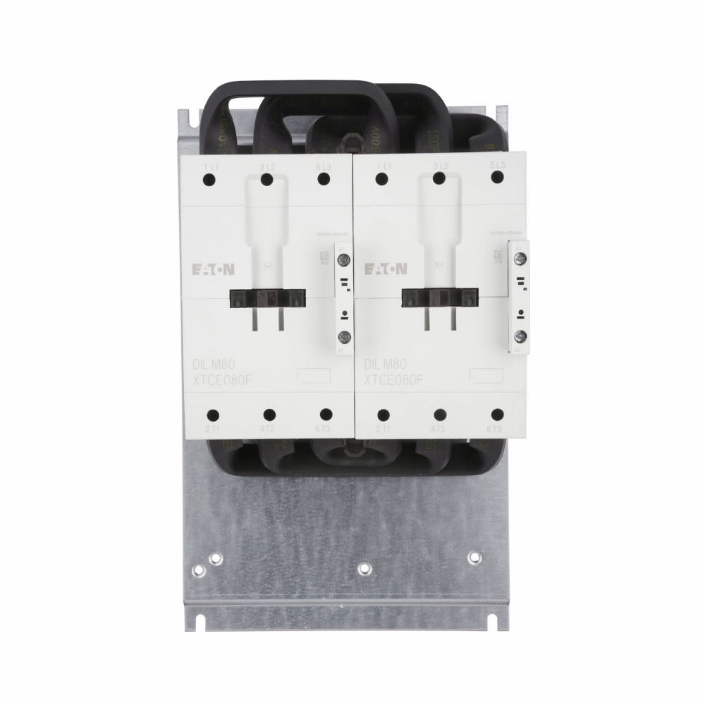 Cutler-Hammer XTCR080F11A XT IEC contactor, 80A, Top-mounted, 110 Vac 50 Hz, 120 Vac 60 Hz, 1NO-1NC, 80A, Frame F, 90 mm, 50-60 Hz, 7.5, 15/ 25, 30, 60, 75 hp (1/3PH @115, 230/200, 230, 460, 575 V), Thr Product image for Cutler-Hammer XTCR080F11A XT IEC contactor, 80A, Top-mounted, 110 Vac 50 Hz, 120 Vac 60 Hz, 1NO-1NC, 80A, Frame F, 90 mm, 50-60 Hz, 7.5, 15/ 25, 30, 60, 75 hp (1/3PH @115, 230/200, 230, 460, 575 V), Thr