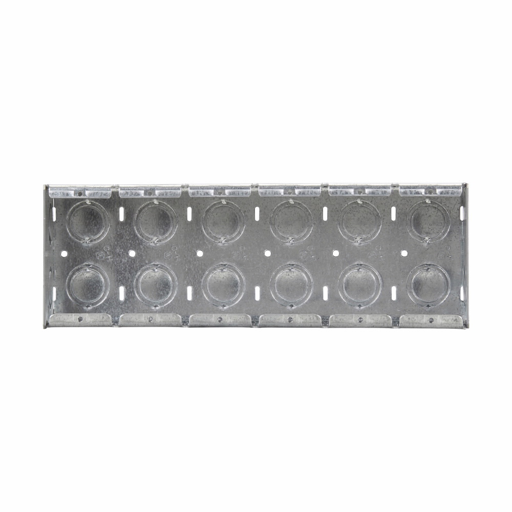 Product image for Crouse-Hinds Series TP686 9-3/16 x 2-1/2 x 3-3/4 Inch Steel 5-Gang Masonry Box