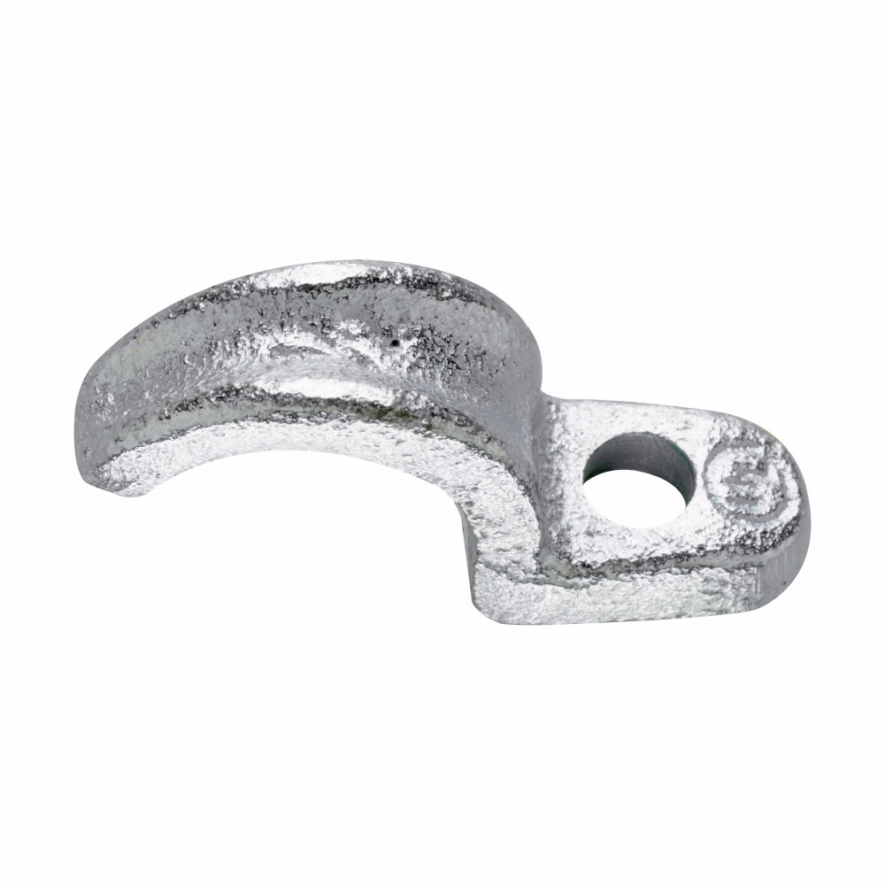 Crouse-Hinds Series 513 1-1/4 Inch Malleable Iron 1-Hole Rigid Conduit Clamp Crouse-Hinds Series 513 1-1/4 Inch Malleable Iron 1-Hole Rigid Conduit Clamp