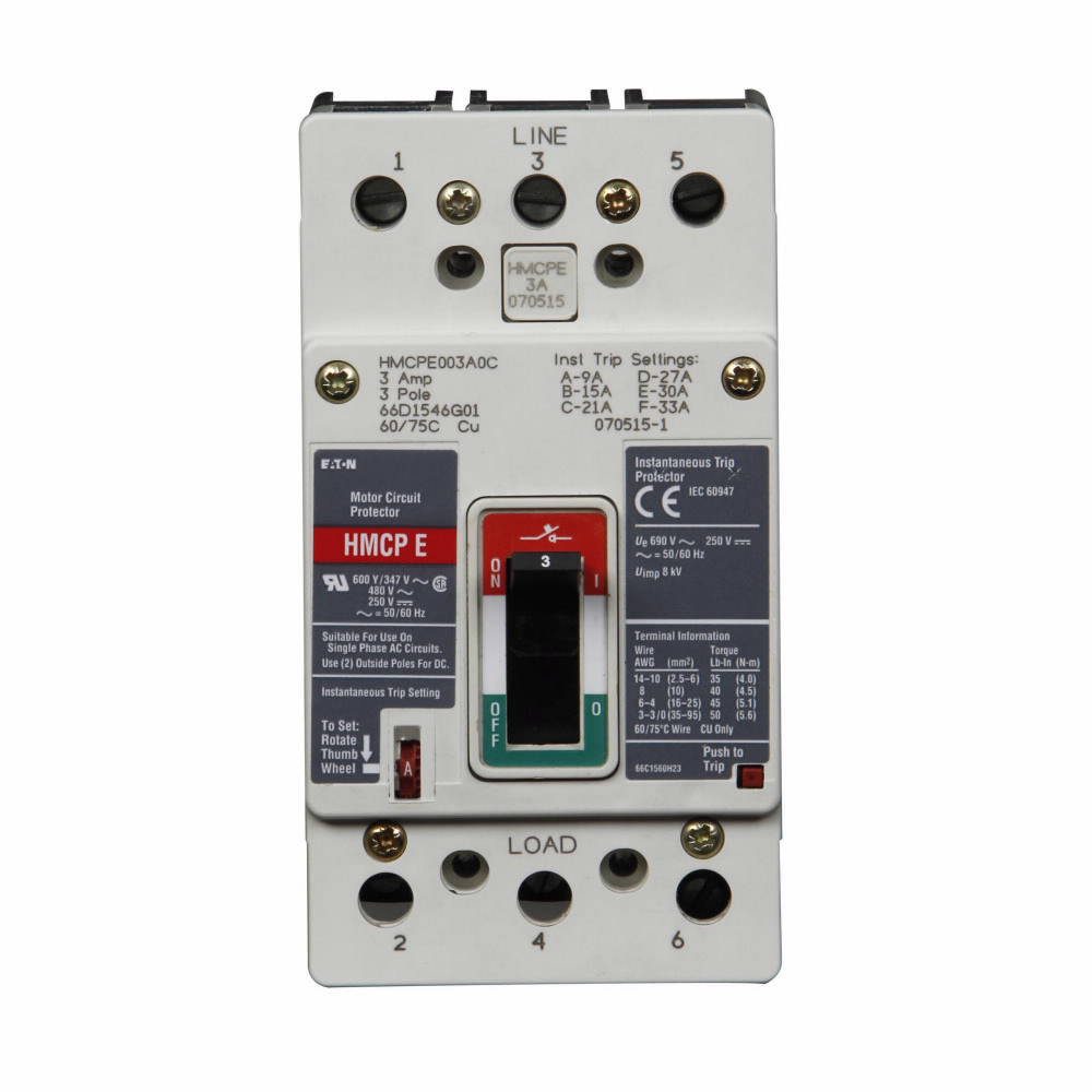 Product image for Cutler-Hammer HMCPE030H1CA1 molded case circuit breaker accessory motor protection