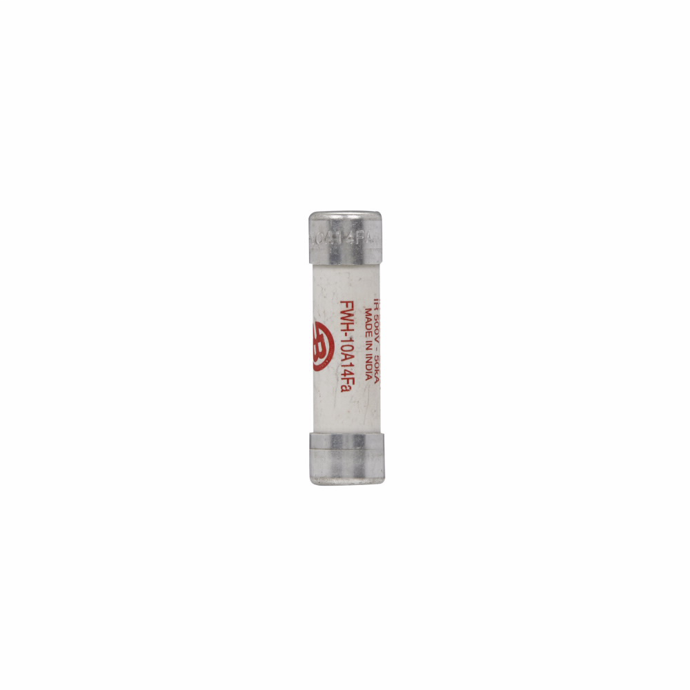 Eaton Bussmann series FWH high speed fuse, 1000 Vac, 800 Vdc, 10A, 200 kAIC Vac, 50 kAIC at 500 Vdc, Non Indicating, High speed fuse, Ferrule end X ferrule end