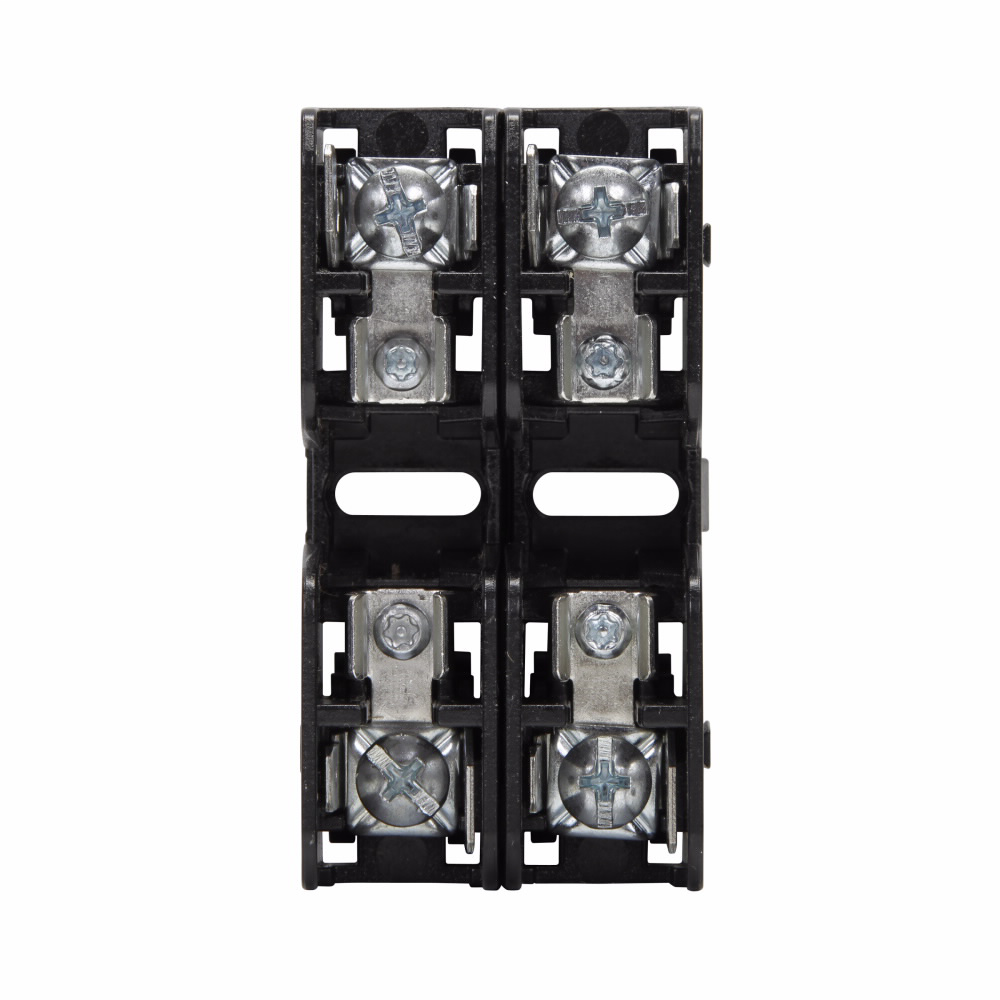 Product image for Eaton Bussmann BMM603-2PQ 2-Pole Midget Fuse Block with Pressure Plate and Quick Connect