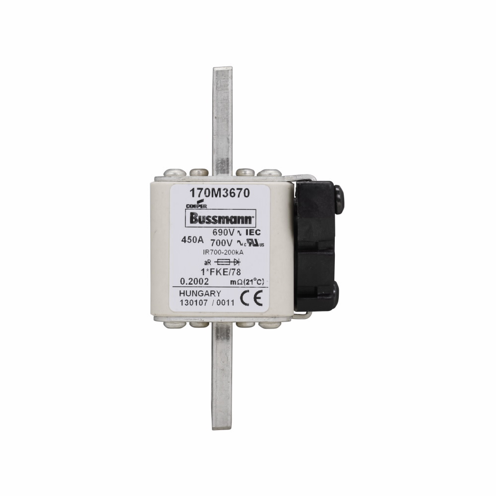 BUSS 170M3670 FUSE 450A 690V 1*FKE/ BUSS 170M3670 FUSE 450A 690V 1*FKE/