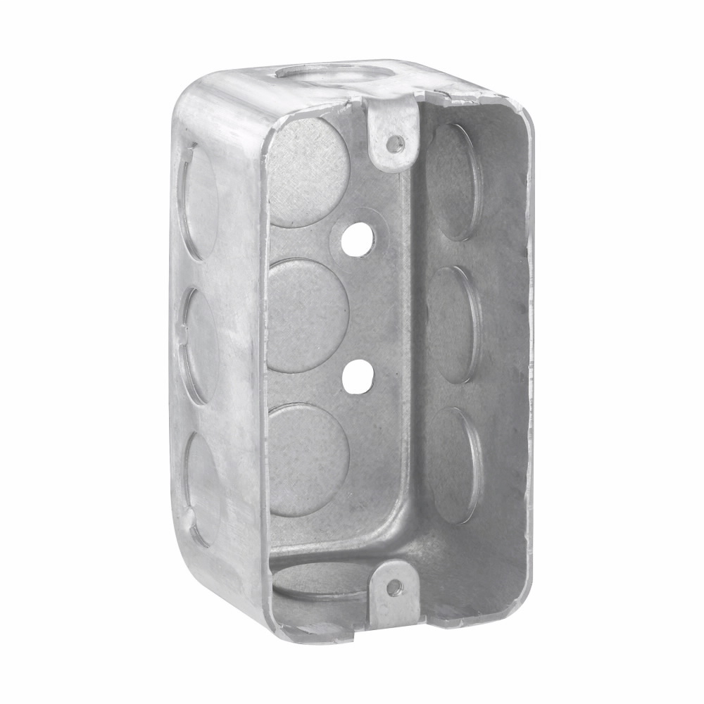 Crouse-Hinds Series TP604 4 x 2-1/8 x 2-1/8 Inch Steel Utility Box