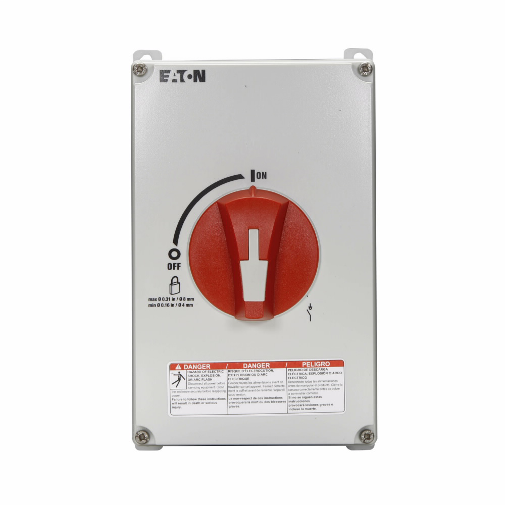 Product image for ETN ER53060UPGR Encl UL508 3P/60A N