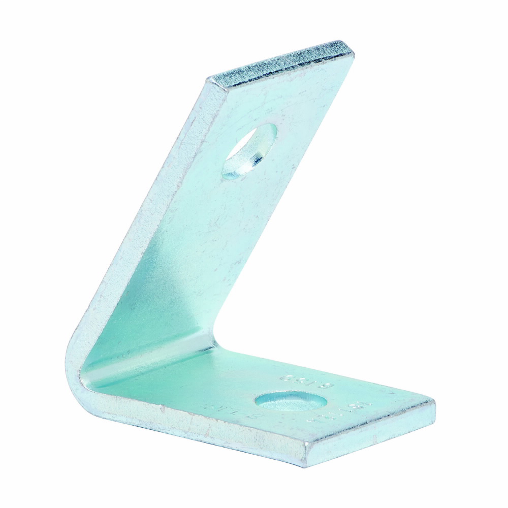 B-Line Series B159ZN 2-Hole 60 Degree Zinc Plated Closed Angle B-Line Series B159ZN 2-Hole 60 Degree Zinc Plated Closed Angle