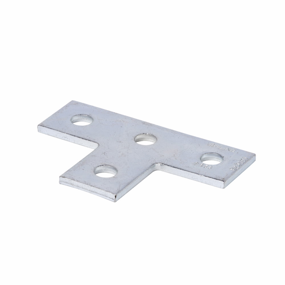 B-Line Series B133SS4 4-Hole Stainless Steel Tee Plate B-Line Series B133SS4 4-Hole Stainless Steel Tee Plate