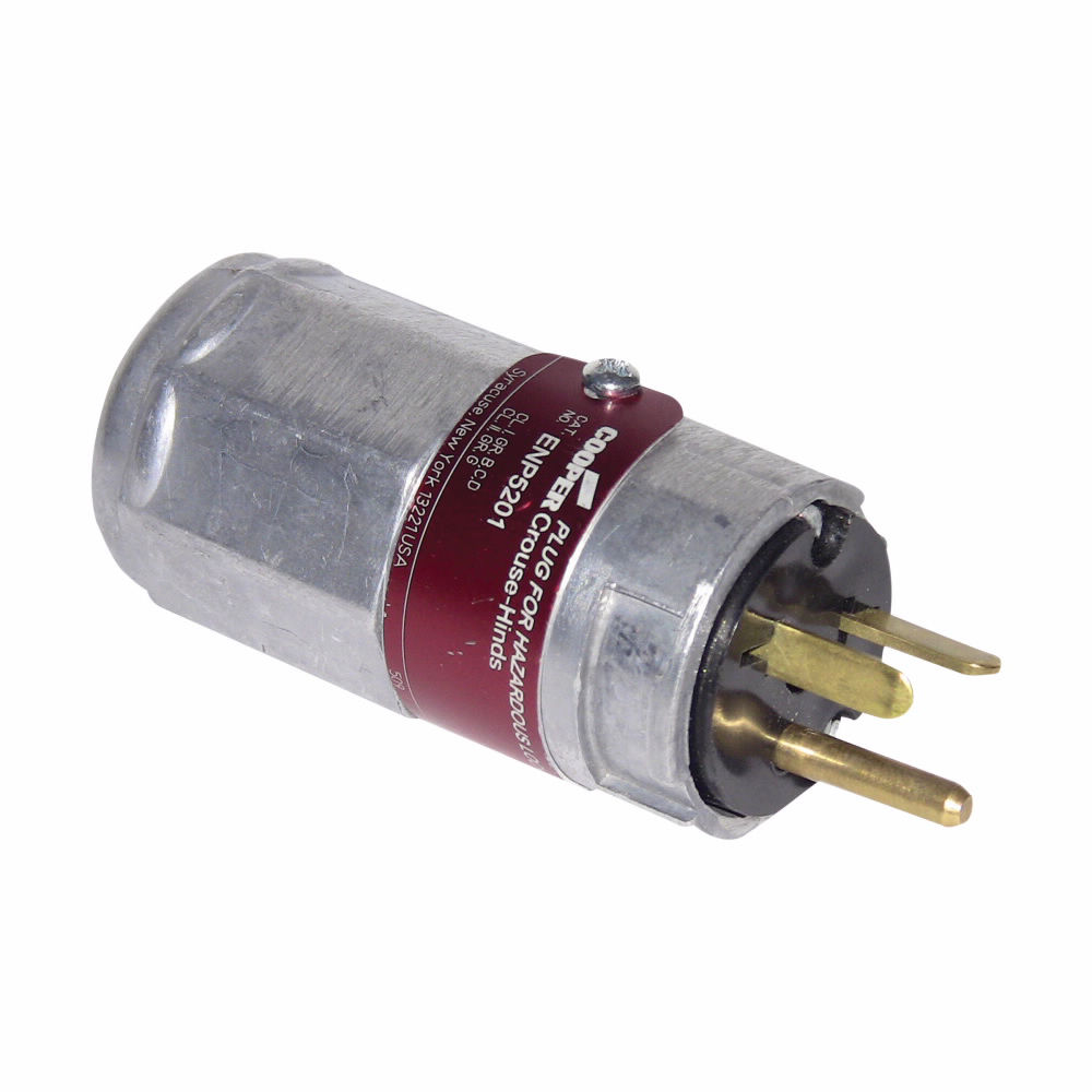 Crouse-Hinds Series ENP5201 Ark Gard 125 Volt 20 Amp FS Plug Crouse-Hinds Series ENP5201 Ark Gard 125 Volt 20 Amp FS Plug
