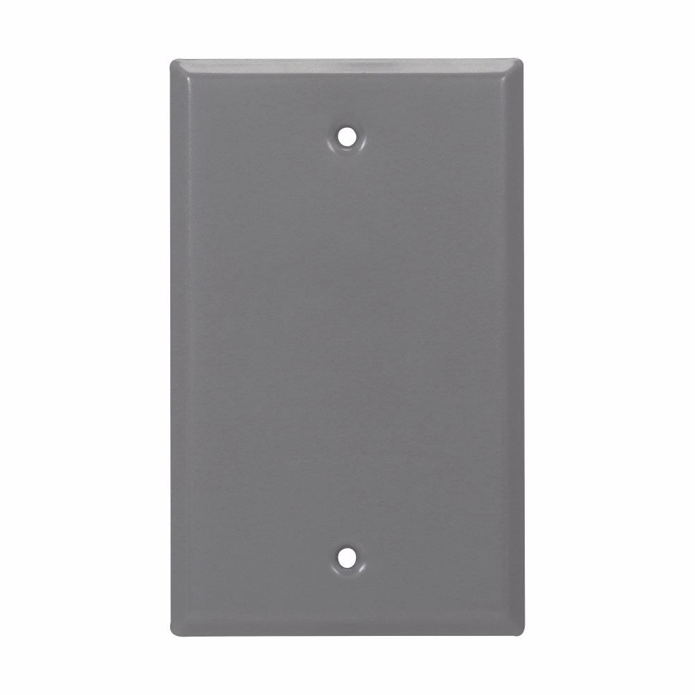 Crouse-Hinds Series TP7293 Steel White 1-Gang Blank Box Weatherproof Outlet Cover with Gasket Crouse-Hinds Series TP7293 Steel White 1-Gang Blank Box Weatherproof Outlet Cover with Gasket
