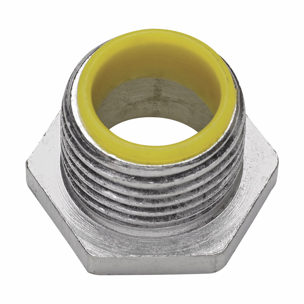 Crouse-Hinds Series 1052 1 Inch Malleable Iron Insulated Threaded Rigid Conduit Bushed Nipple Crouse-Hinds Series 1052 1 Inch Malleable Iron Insulated Threaded Rigid Conduit Bushed Nipple