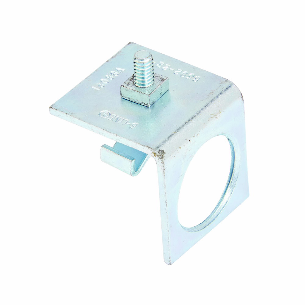 B-Line Series B392-22-1ZN 1-5/8 x 1-5/8 Inch Channel 1 Inch Conduit Connection End Cap B-Line Series B392-22-1ZN 1-5/8 x 1-5/8 Inch Channel 1 Inch Conduit Connection End Cap