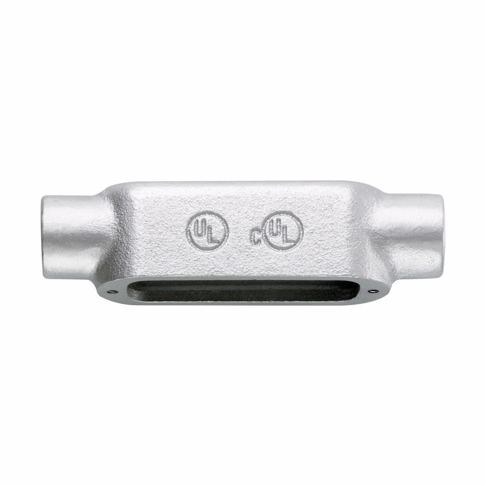 Crouse-Hinds Series C200M CG 2 Inch Malleable Iron Form5 Type C Threaded Conduit Body with Cover and Gasket Crouse-Hinds Series C200M CG 2 Inch Malleable Iron Form5 Type C Threaded Conduit Body with Cover and Gasket