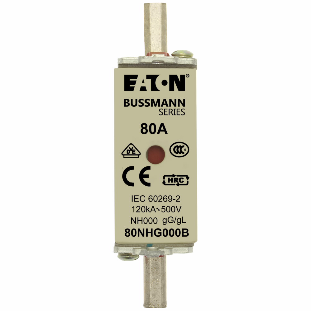 BUSS 80NHG000B NH FUSE 80A 500V GL/ BUSS 80NHG000B NH FUSE 80A 500V GL/