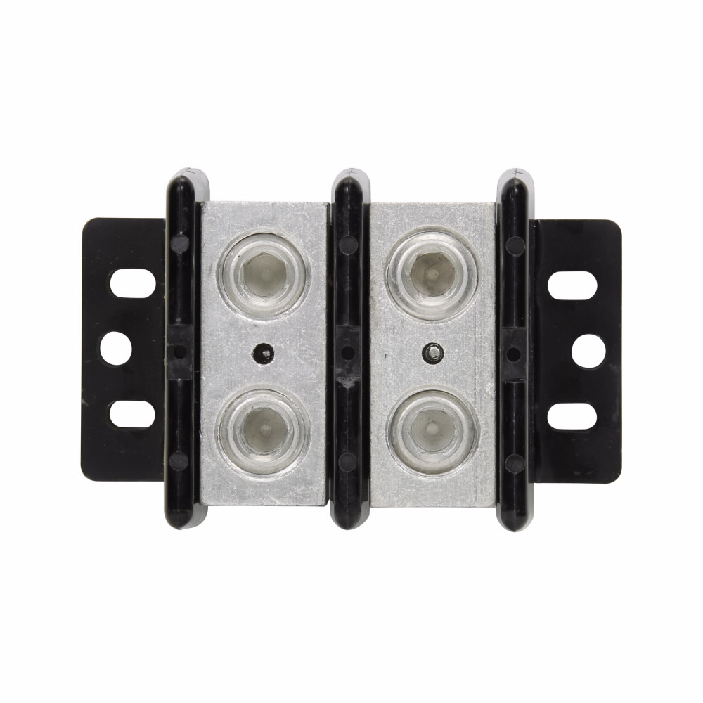Bussmann Series 16005-2 2-Pole 6 AWG to 350 MCM Thermoplastic Splicer Power Terminal Block Bussmann Series 16005-2 2-Pole 6 AWG to 350 MCM Thermoplastic Splicer Power Terminal Block
